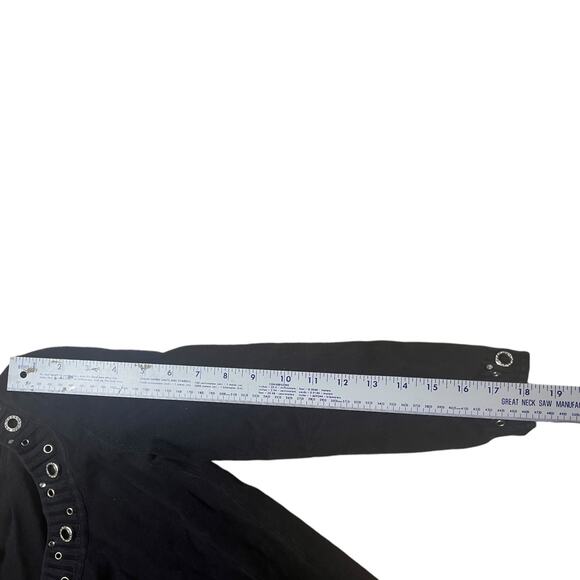 VINTAGE Y2K Bratty Caché Silk Blend Knit Sweater Glam Ring Studded Size S - Picture 5 of 6